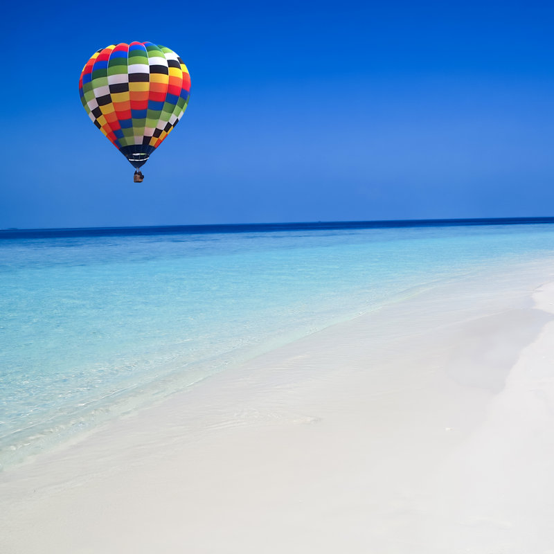 Hot Air Balloon - Wrapped Canvas Print, 61cm H x 91cm W x 3.8cm D