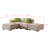 Badrig Modern Sofa Modular Sectional Fabric Sofa