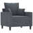 Polyester 100 % gris foncé est en rupture de stock