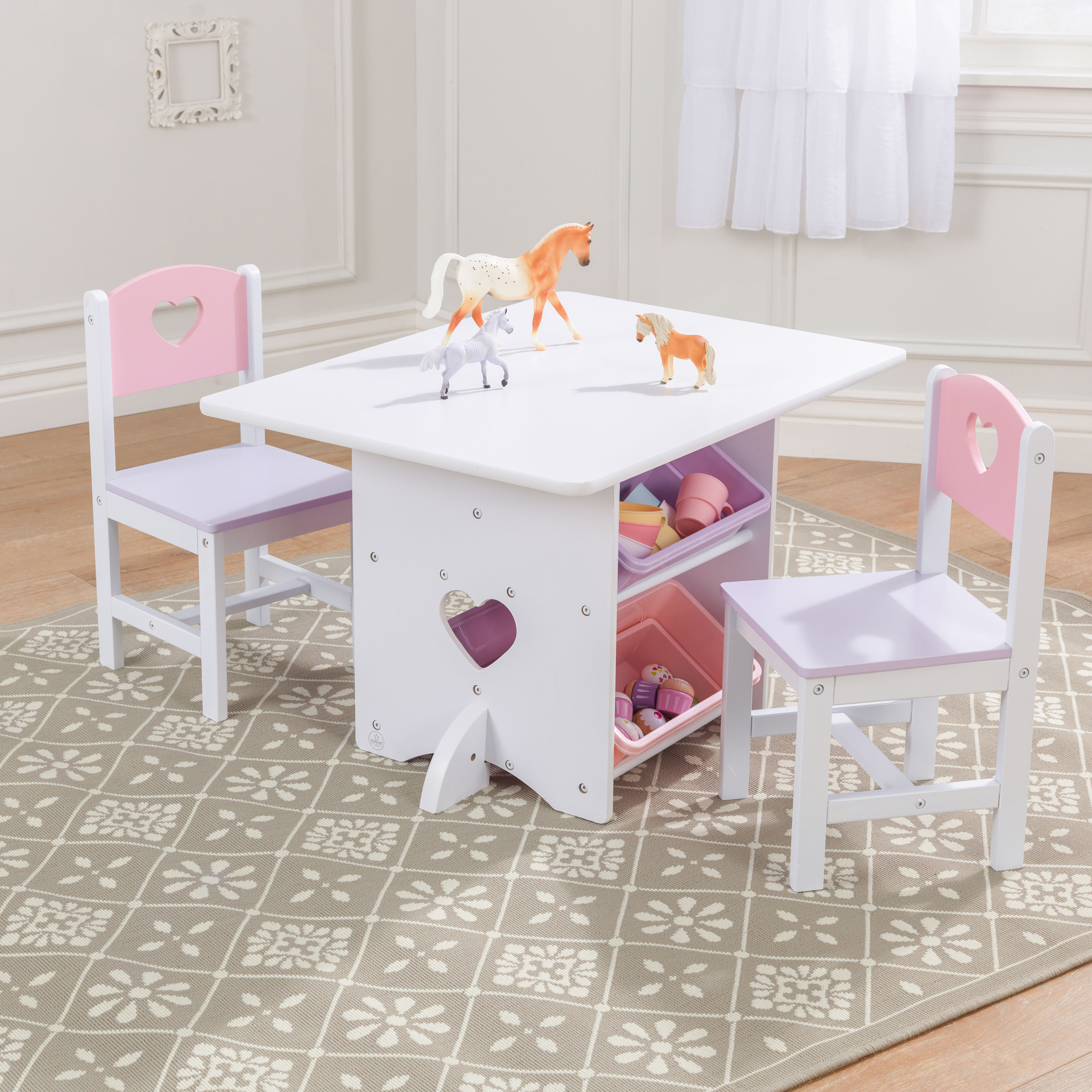 KidKraft Heart Children's Piece Table and Chair Set Reviews