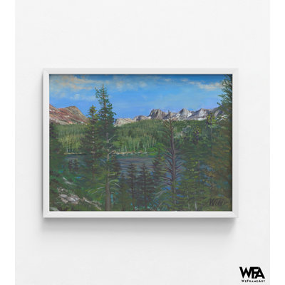 Crystal Crag Mammoth Mountain By William Thompson, Lake Cabin Decor, Rustic Mountain Living Room Poster, Landscape Office Lobby Decor