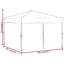 Aliodija 3m x 3m Steel Patio Gazebo-1901186556