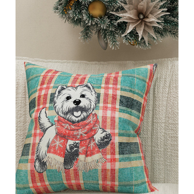 Coussin Vibhsa Christmas Dog 20 x 20