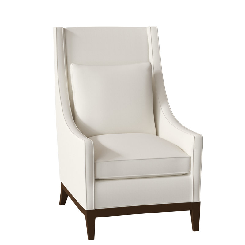 Eastside Wingback Chair, Burnished Brown, Frontier Charcoal