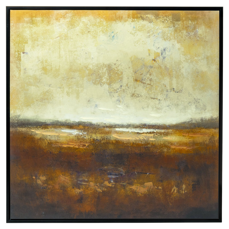 Peinture à l'huile abstraite sur toile 24 x 24 po