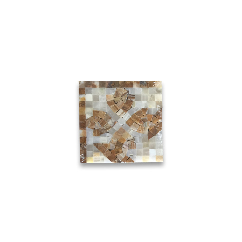4.7 in. x 4.7 in. Marble Tile