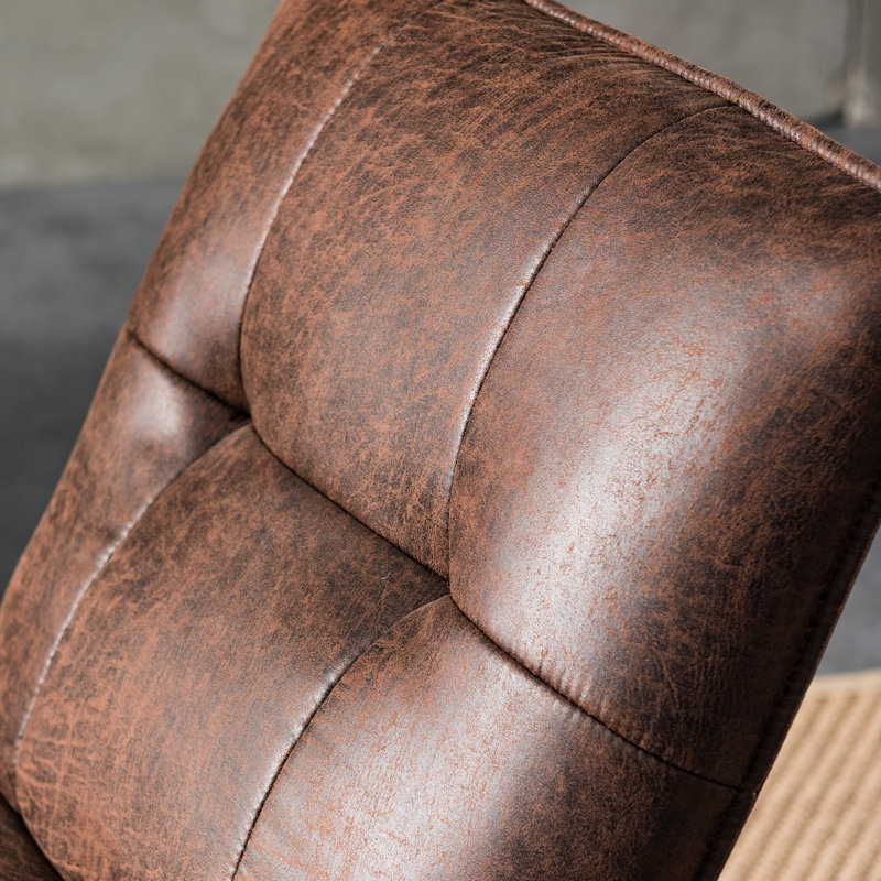 Fauteuil simple Casual, Brun foncé