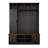 3-In-1 Hall Tree With 6 Hooks, Farmhouse Walnut Storage Bench With Adjustable Shelves, 55"W Modern Entryway Coat Rack With Multiple Storage Space-829109795