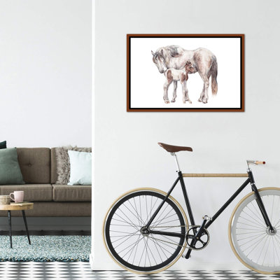 " Horse And Foal " by Wandering Laur