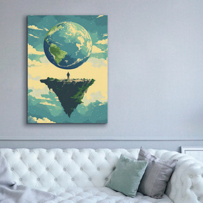 Epic Graffiti 'Solitude'  by Andreas Magnusson Canvas Wall Art, 40" x 54"