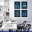 6 Piece Wrapped Canvas Wall Art
