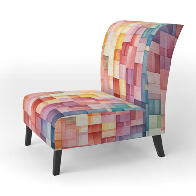 Fauteuil de chambre rembourré Hardedge Pastel Symetry I de Hardedge