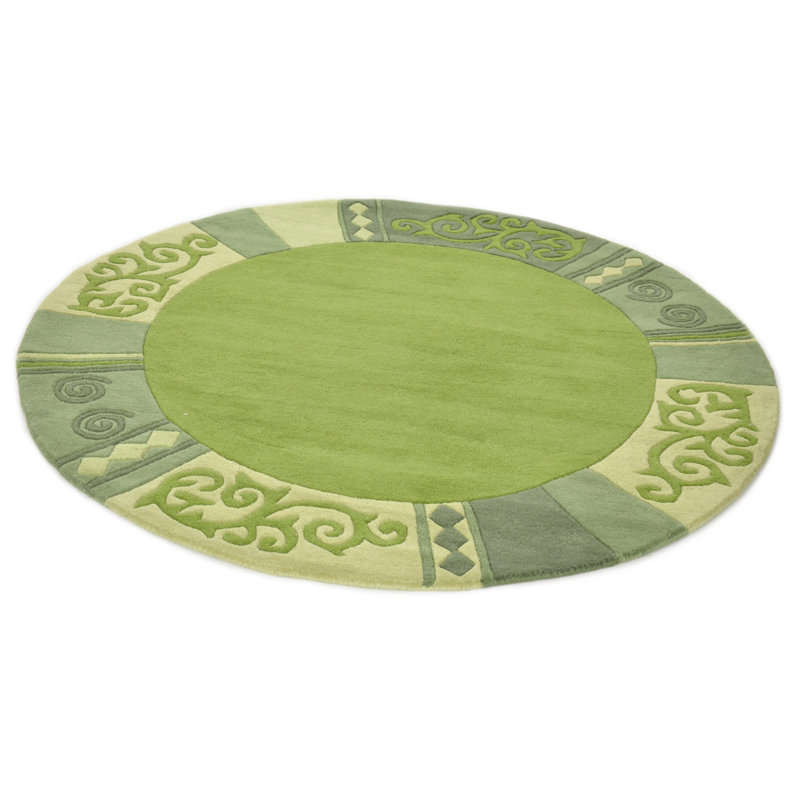 Ambadi Wool Hand Tufted Area Rug, Round 150cm