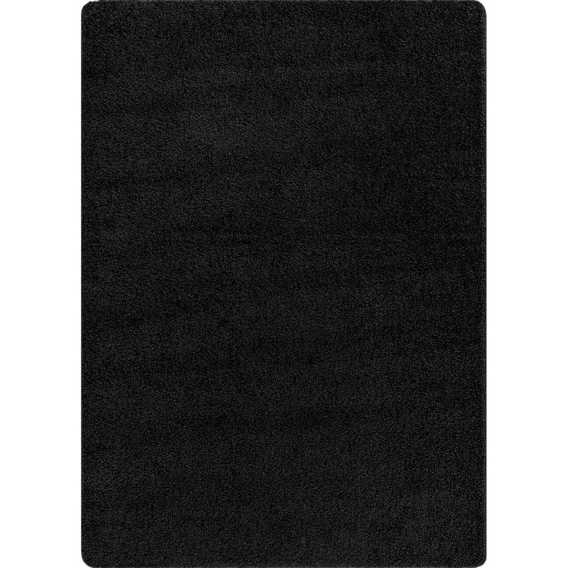 Tapis d'intérieur lavable, Black, Rectangulaire 8 pi x 10 pi