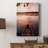 Lake At Dawn -Custom Wrapped Gallery Cavas-2034578501