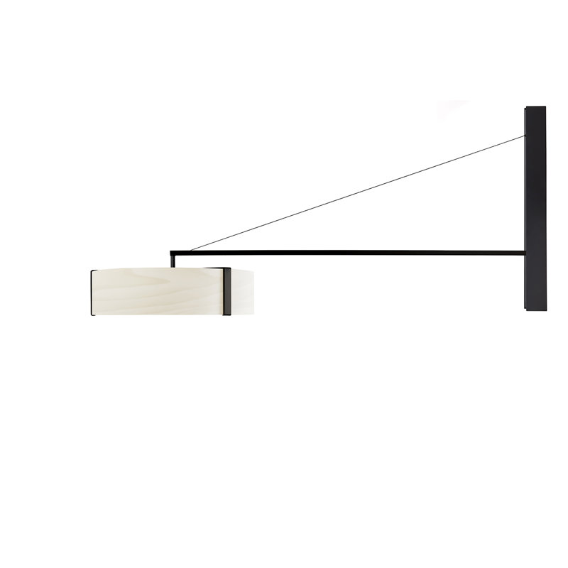 Thesis LED Wallchiere, Matte Black
