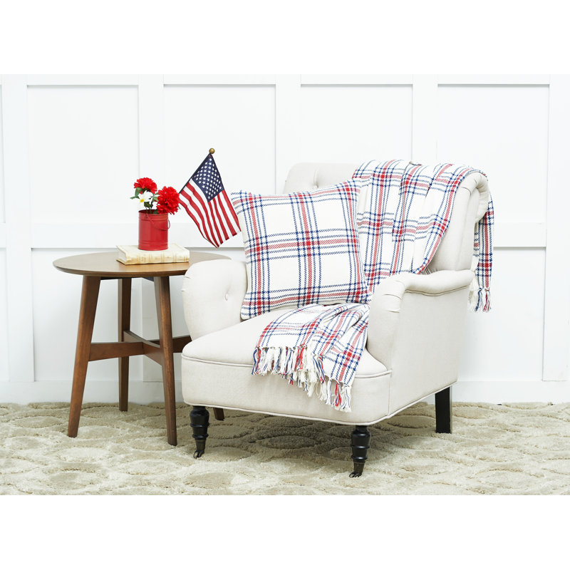 River Rock Woven Throw Pillow