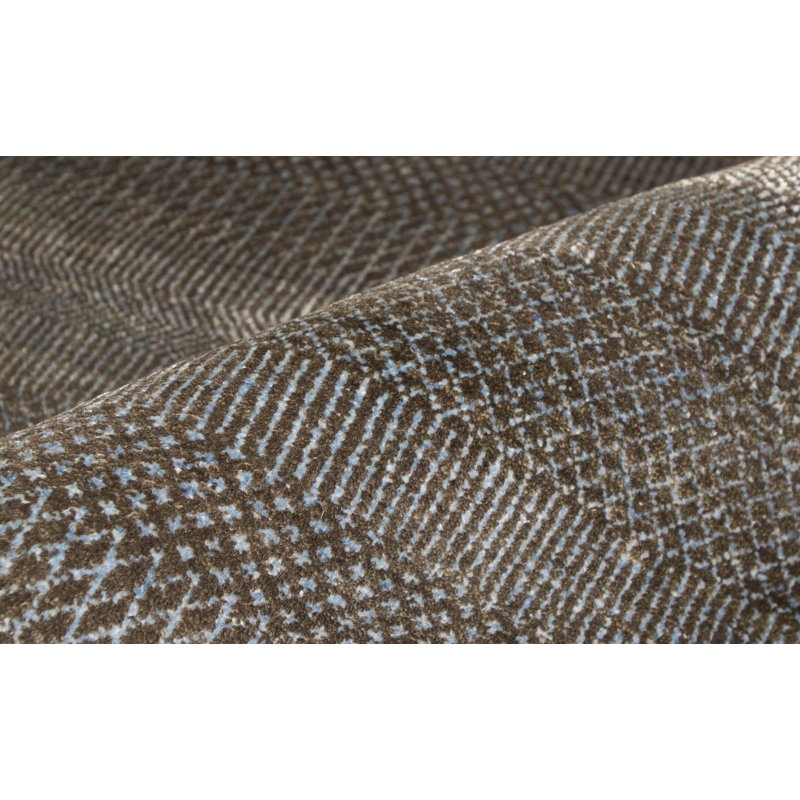 Hand-Knotted High-Quality Charcoal Area Rug