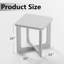 Table d'appoint 24 po H table d'appoint en bois massif pour table de salon-513119788-518806324