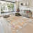 GLN Rugs Traditional Collection - Machine Washable Area Rug, Traditional Vintage Washable Rug, Non Slip Area Rug, Low Pile Chenille Living Room Rug, Bedroom Rug, Bathroom Rug (Yellow Rug)-105553773