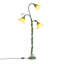 Lampe sur pied de 65,55 po pour salon avec ampoule à col de cygne flexible à 3 lumières incluses-927735908