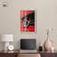 «Red Bold Sneaker and Car Shadowbox», impression d'art mural par Art Remedy-115121334-115121338