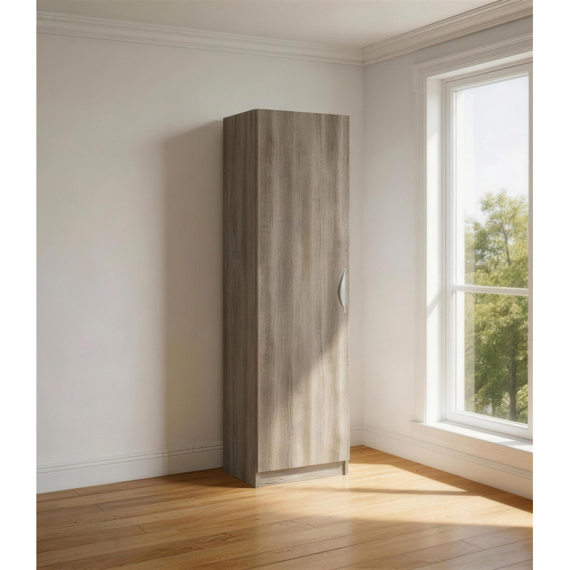 Ephraim 1 -Door Storage Cabinet, Grey Nebraska