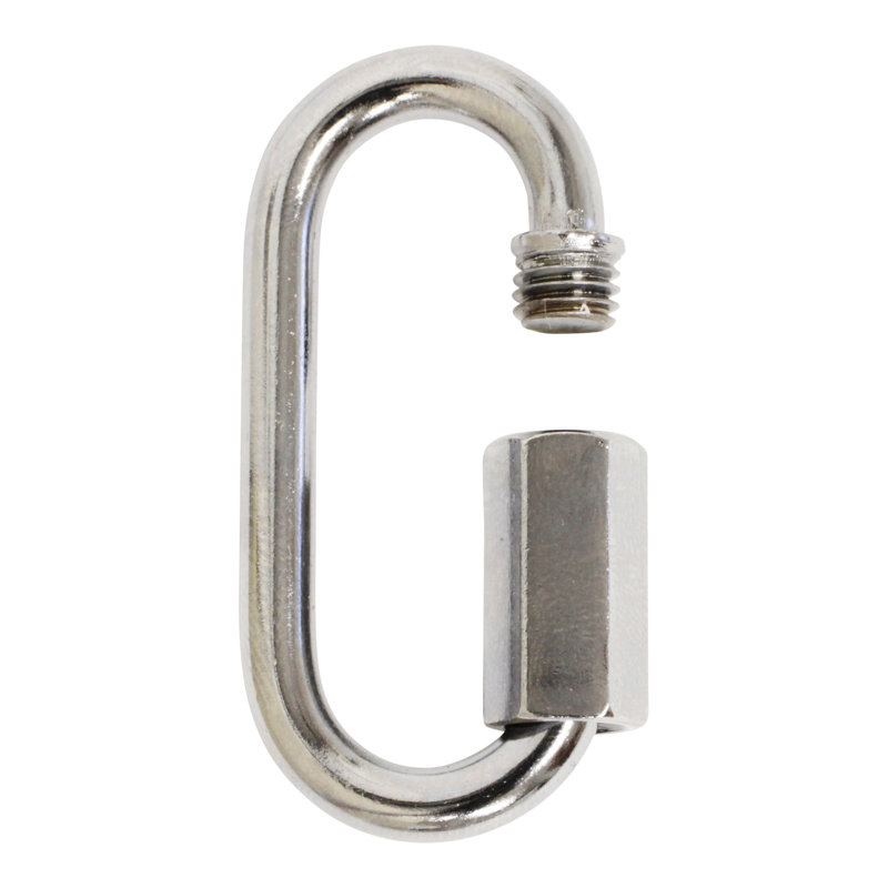 Verrouillage à vis fileté (2 pièces), H 1,93 po x l 0,91 po x P 0,2 po, Chrome chrome