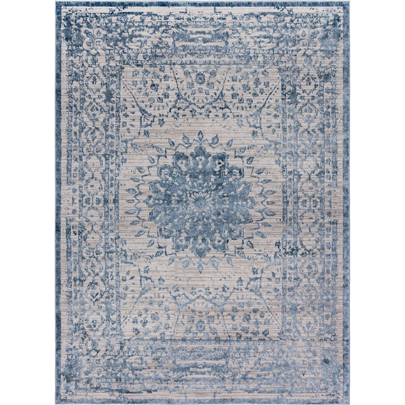 Glencoe Floral Indoor Rug, Rectangle 5' x 8'