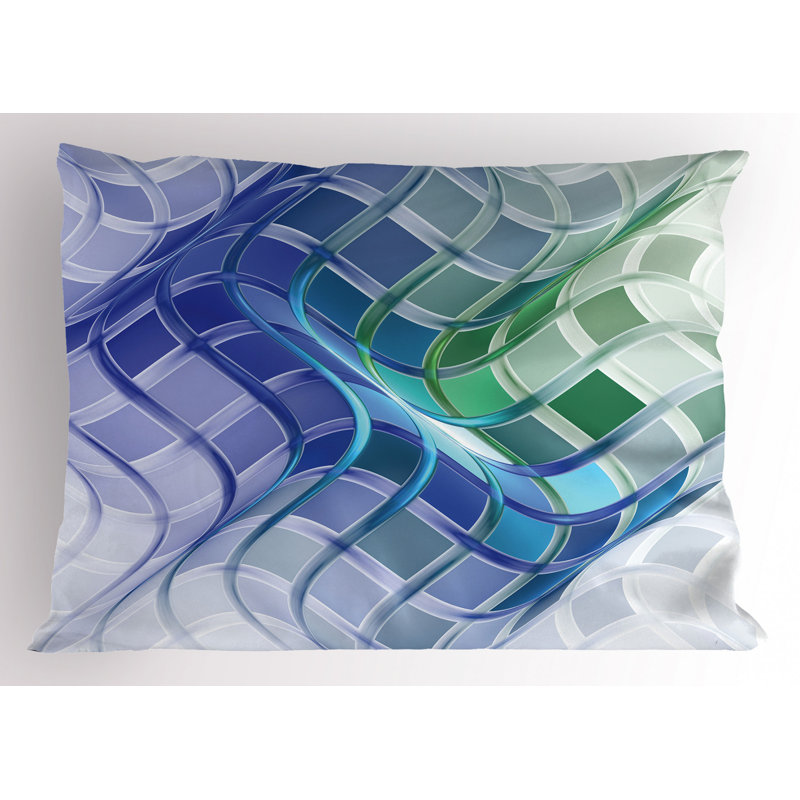 Trippy Polyester Sham Set, Twin