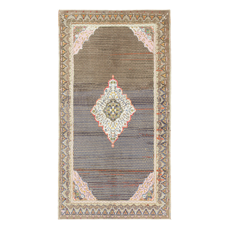 One-of-a-Kind 3'11"X7'3" Hand Knotted Area Rug