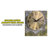 Arev Golden Elegance 45 cm Metal Wall Clock - Silent & Modern