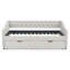 Lit de jour simple avec tiroirs, canapé-lit capitonné capitonné, avec bouton sur le dos et clou en cuivre sur les accoudoirs ondulés, beige (81,5 po x 41 po x 30,5 po)-1169706308-1169706330