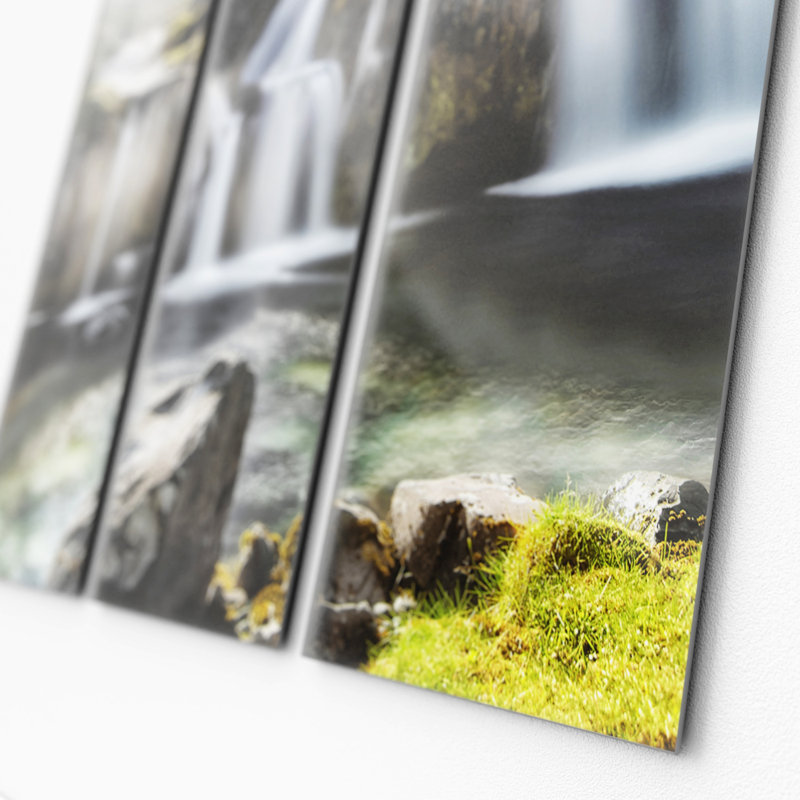 3 Piece No Frame Painting on Glass