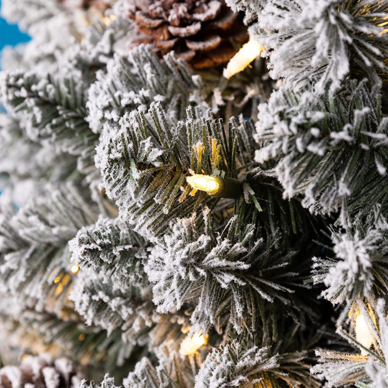 84' Lighted Pine Christmas Tree