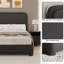 Ensemble de lit plateforme tapissier 3 pièces Bensu Boucle-2124061832-2124061839