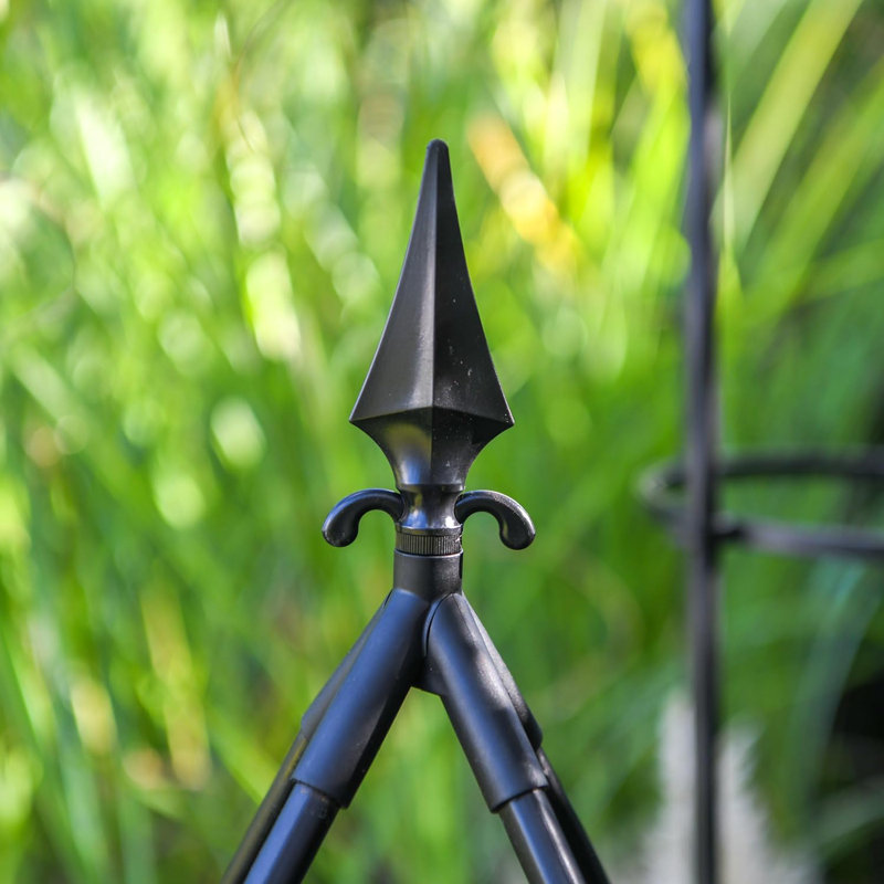 160cm H x 21cm W Metal Obelisk Trellis