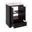 Meuble-lavabo autoportant moderne 24 po avec lavabo en céramique-1011187737