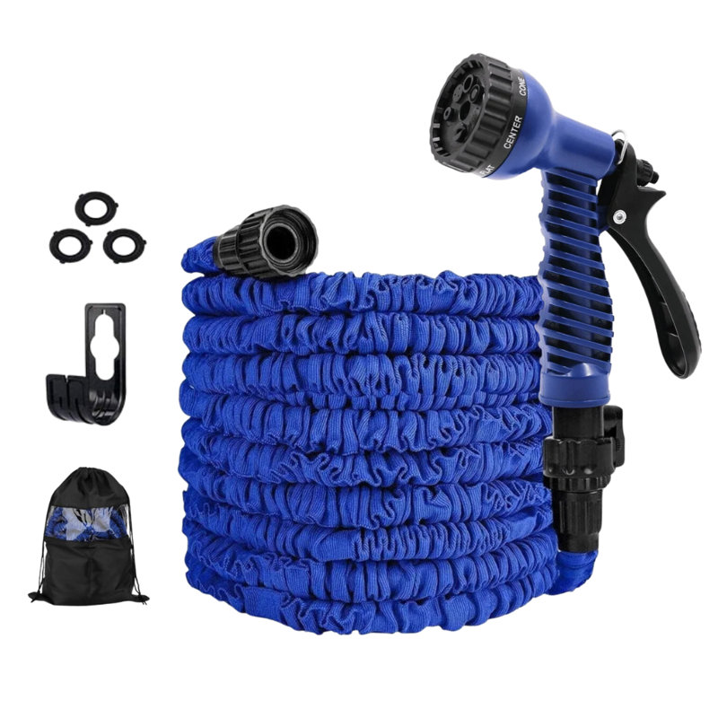 Tuyau d'eau extensible, Bleu, 50"