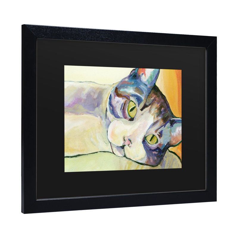 « pour le bain », reproduction d’art sur toile encadrée, H 11 po x l 14 po x P 0,5 po, Noir