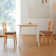 Glaskowski 27.6"L Mid-Century Modern Solidwood Dining Table