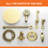 Wall Mounted Tub Shower System With Handheld Shower Single Handle Shower Faucet Set 12 Inch Brass Shower Trim Kit With Rough-In Valve-116833778