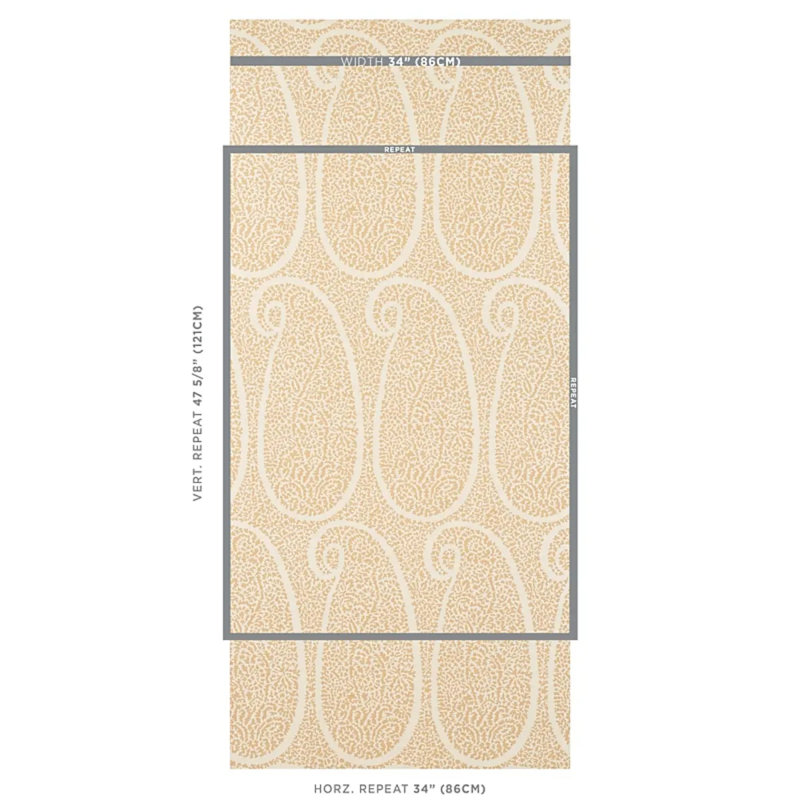 Papier peint sisal Ambala, Paille