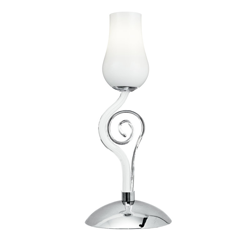 Pedro Glass Torchiere Table Lamp