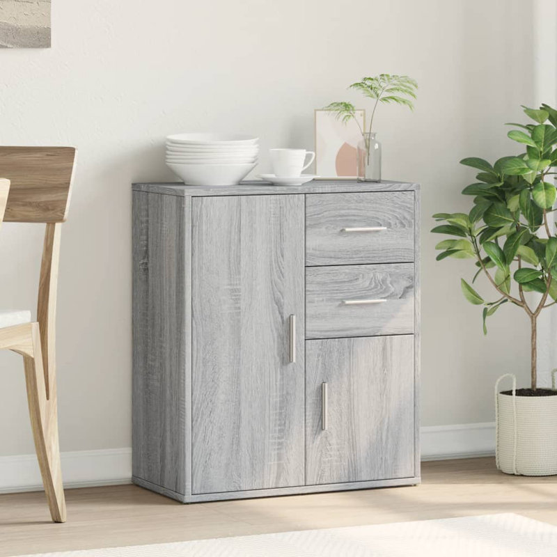 Ollye 60cm Sideboard, Grey Sonoma