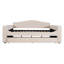 Lit de jour rembourré avec accoudoirs de rangement, couchette et dernier système audio Bluetooth intégré, molleton Teddy-989095422-989095421