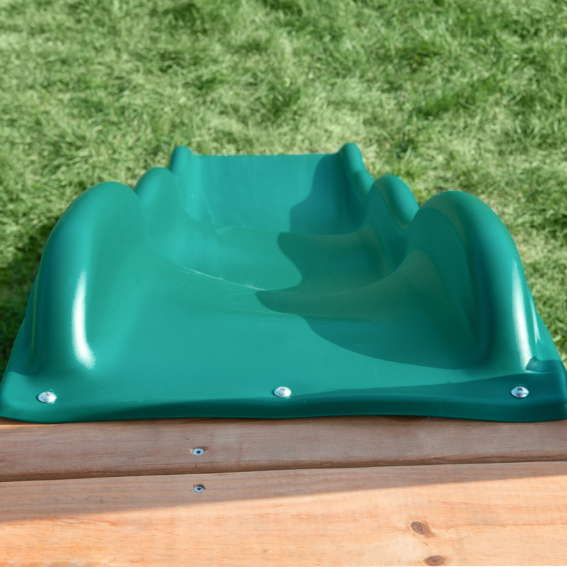 Cool Wave Slide for 4' Deck, Green, Forest Green