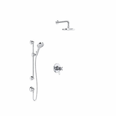 Palladian Thermostatic and Pressure Balanced Shower Faucet with Rough-in Valve