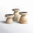 3 Piece Wood Tabletop Candlestick Set-136685337