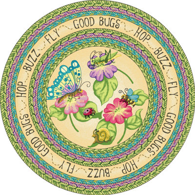 Nature Good Bugs Area Rug